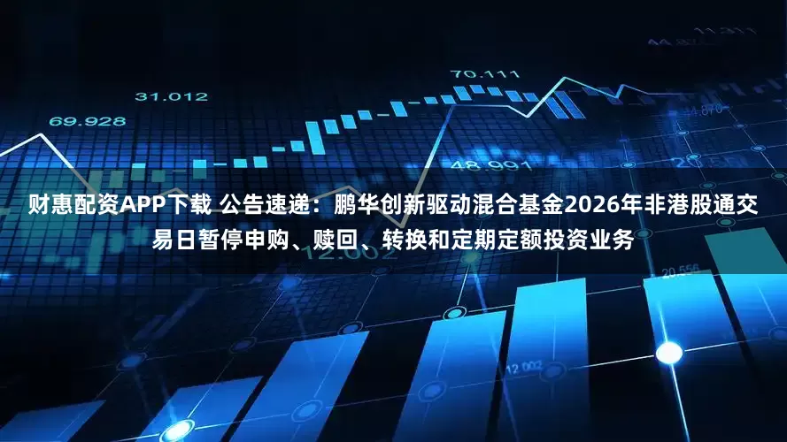 财惠配资APP下载 公告速递：鹏华创新驱动混合基金2026年非港股通交易日暂停申购、赎回、转换和定期定额投资业务